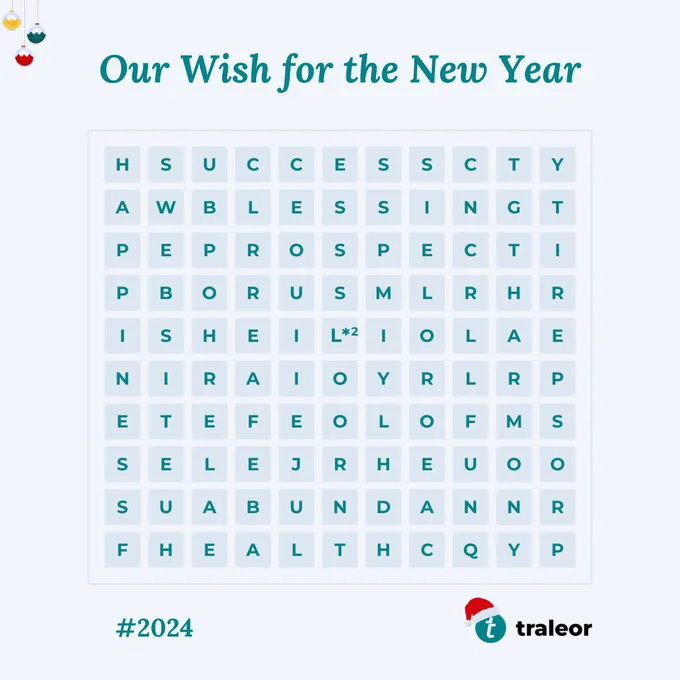 Traleor _ New Year Wish Crossword Puzzle
