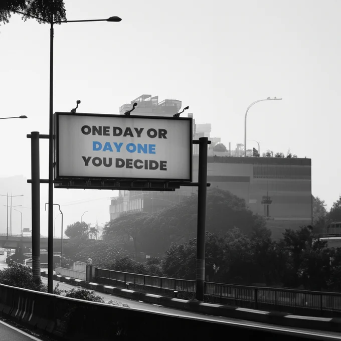 One day or day one, you decide