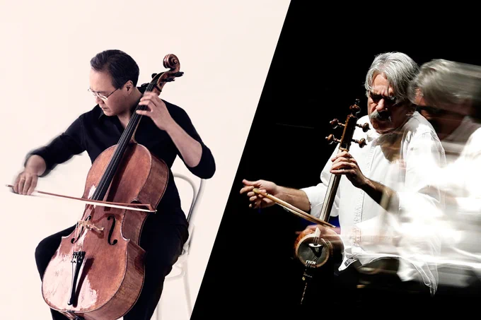 Cellist Yo-Yo Ma and kamancheh virtuoso Kayhan Kalhor