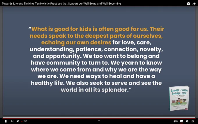 "Towards Lifelong Thriving: Ten Holistic Practices that Support our Well-Being and Well-Becoming" by @Stephanie_Malia 