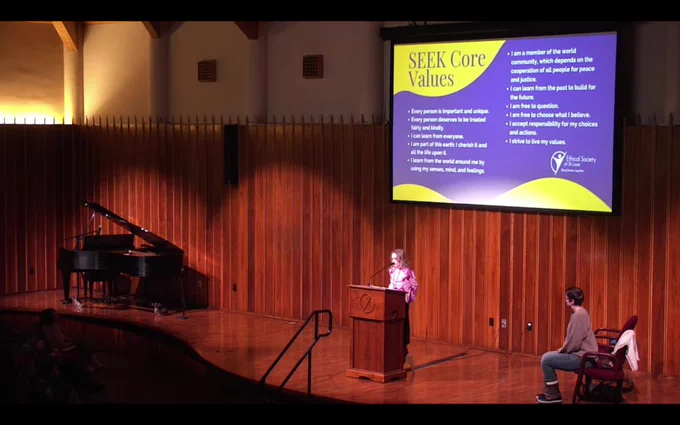 SEEK Core Values read by Josephine Babka
