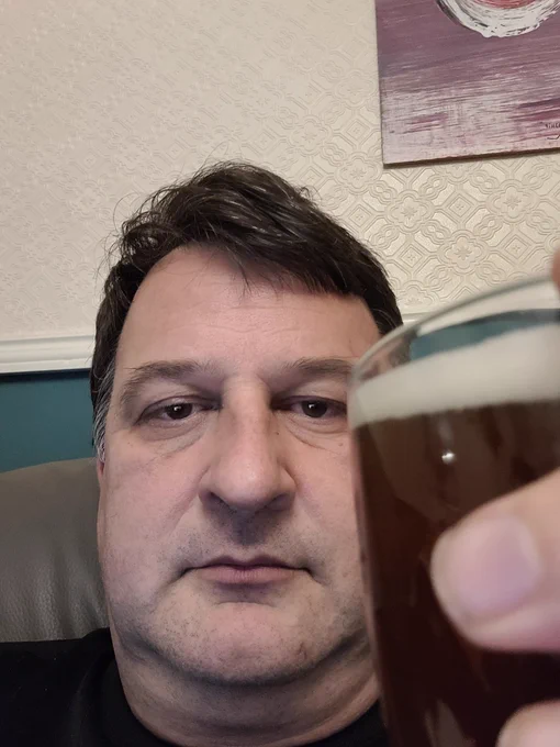 Stephen raises a glass