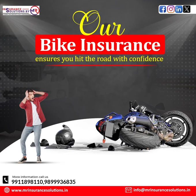 "Ride worry-free with  𝐌 𝐑 𝐈𝐧𝐬𝐮𝐫𝐚𝐧𝐜𝐞 𝐒𝐨𝐥𝐮𝐭𝐢𝐨𝐧𝐬! Our 𝐛𝐢𝐤𝐞 𝐢𝐧𝐬𝐮𝐫𝐚𝐧𝐜𝐞 offers you the perfect blend of 𝐜𝐨𝐯𝐞𝐫𝐚𝐠𝐞 and peace of mind. Our 𝐜𝐥𝐚𝐢𝐦 𝐬𝐞𝐫𝐯𝐢𝐜𝐞𝐬 are outstanding and our 𝐩𝐫𝐞𝐦𝐢𝐮𝐦𝐬 are competitive. Safeguard your journey with us. "🏍️
.
.
📞𝐂𝐀𝐋𝐋 𝐔𝐒 𝐍𝐎𝐖 = 9899936835
📩 𝐄𝐦𝐚𝐢𝐥 𝐔𝐬: Corporate.care@mrinsurancesolutions.in
.
.
#MRInsuranceSolutions #InsuranceCoverage #InsureWithMR #RideSafe #InsuranceSolutions #bikeinsurance #insurance #delhi #policy #safety 
Office-619/60, Chattarpur Main Road, Opposite, Yes Bank, New Delhi-110074