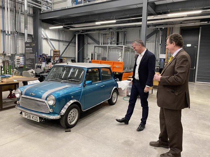 A retrofitted Mini 