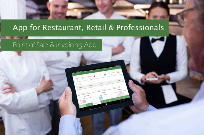 Point of Sale & Invoicing App for Restaurant, Shop and Professionals