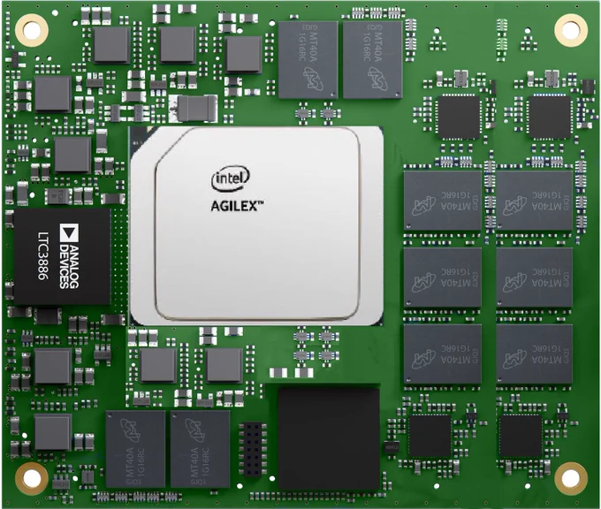@reflexces new Ares @intelFPGA Agilex™ 7 SoC F-Series system-on-module SoM specially designed for Electronic Warfare &  Bioscience applications.