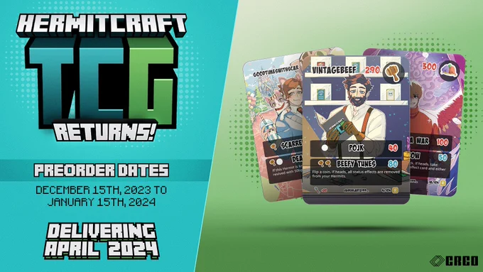 HermitCraft TCG pre-orders return!