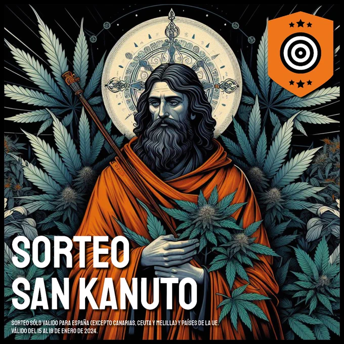 SORTEO San Kanuto ¡Celebra el santo más querido del calendario cannábico con Kannabia Seeds y gana 3 parcks de 3 semillas Kannabia! 