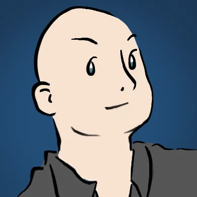 Self-portrait artwork of myself that is currently being used as my profile image on social media.