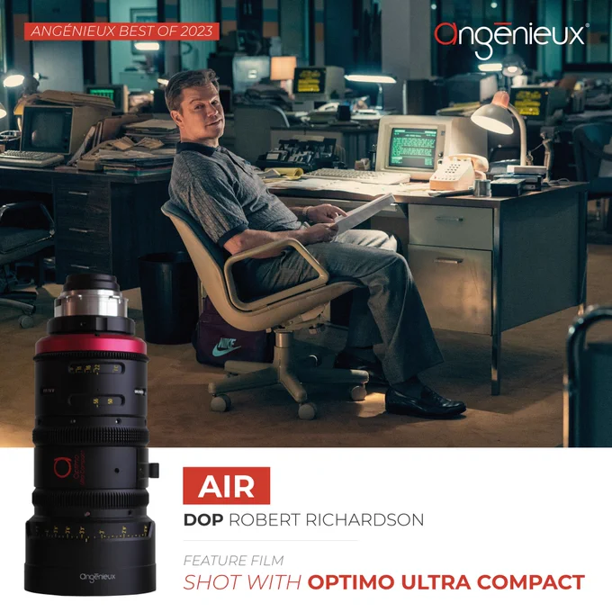 Air, feature film shot with Angénieux Optimo Ultra Compact.