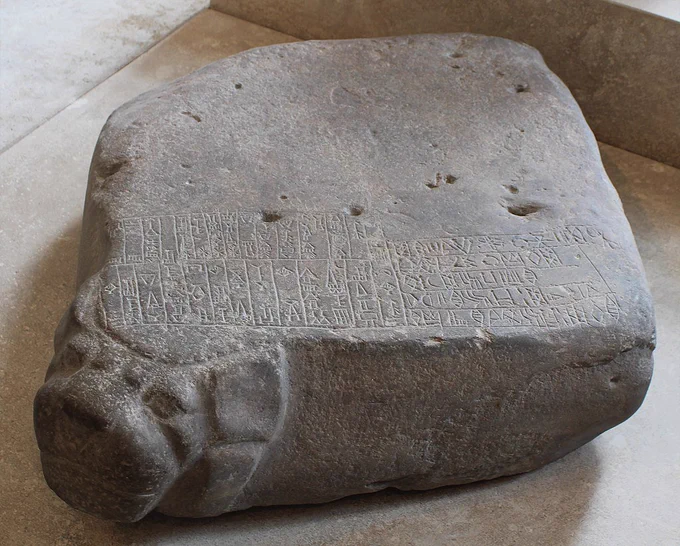 Il s'agit d'une inscription du roi élamite Puzur-Inshushinak (2240-2220)