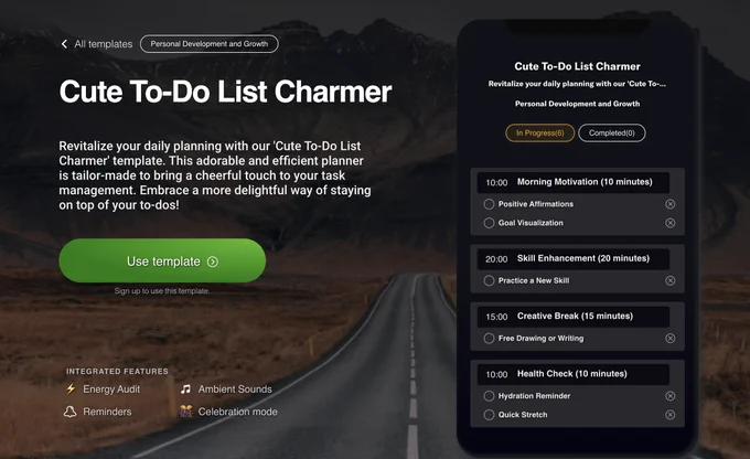 Cute To-Do List Charmer