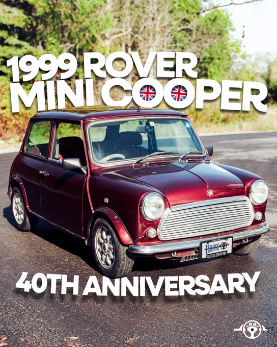 🇬🇧 1999 Rover Mini Cooper: The classic charm! This little legend packs a punch with timeless style and nimble performance. It's a piece of automotive history that turns heads and melts hearts! 💖