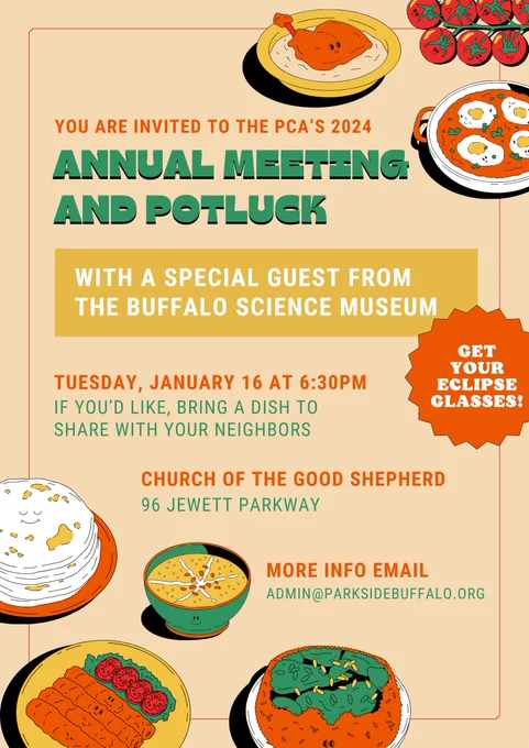 All are welcome to the PCA's annual meeting! Hope to see you there!
