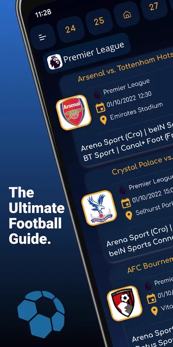 ScoreStack - the Live Football Data app, out on Android, iOS, Amazon.