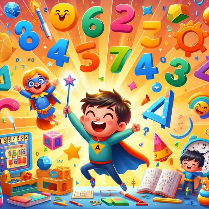 "Embark on a math adventure with 13 playful tips for kids! 🌈✨ From building a strong foundation to using magic wands, turn math into an exciting journey. Explore interactive games, books, and unleash your math superpowers. Learning is fun for our little math explorers! 🚀