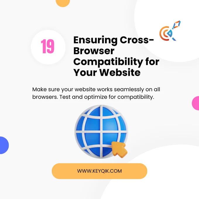 Ensuring Cross-Browser Compatibility for Your Website
Easy Explanation: Make sure your website works seamlessly on all browsers. Test and optimize for compatibility.

Learning Process:

1. Use browser developer tools to identify and fix compatibility issues.
2. Test your projects on different browsers (Chrome, Firefox, Safari, Edge).
3. Check MDN's Cross-browser testing (https://developer.mozilla.org/en-US/docs/Learn/Tools_and_testing/Cross_browser_testing) for comprehensive testing guidelines.

If you found this digital journey insightful, share the knowledge and let the digital revolution begin! 🌐✨
#digitalmarketing #website #css #webdesign #webdevelopment #w3schools #WordPressHelp #ResponsiveDesign #debugging #github  #API #SQL #database #Businessman #businesstips #startuplife #enterpreneur