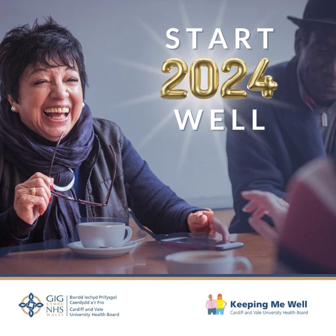 Start 2024 Well
Cardiff and Vale University Health Board 
Keeping Me Well 