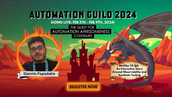 Giannis Papadakis  is speaking at the Automation Guild 2024. Register now and join us on February 5-9, 2024!

