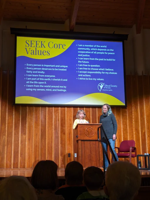 SEEK Core Values read by Charlotte Rensbarger