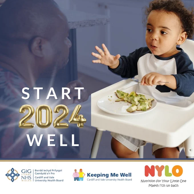 Start 2024 Well
Cardiff and Vale University Health Board
Keeping Me Well
NYLO - Nutrition for your Little One