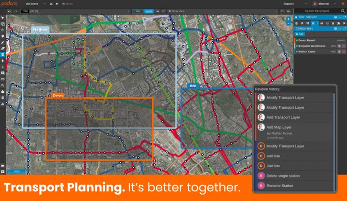 Transport Planning. It's better together. Podaris.