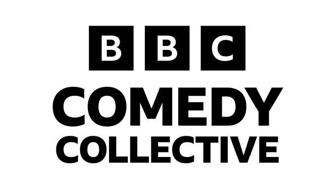 BBC Comedy Collective is written in black on a white background