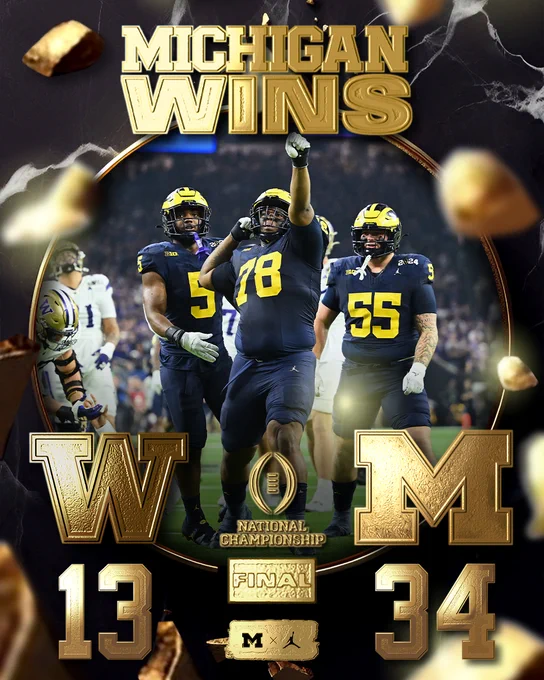 Michigan 34, Washington 13
