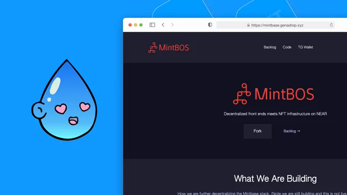 We are proud to announce we are part of Mintbase's Grants Cohort 2 where we will be building #Mintbos; all @mintbase features on BOS   DAO   @NearSocial_  functionality & adding listing via metatransactions within our telegram wallet. Keep up to date at mintbase.genadrop.xyz