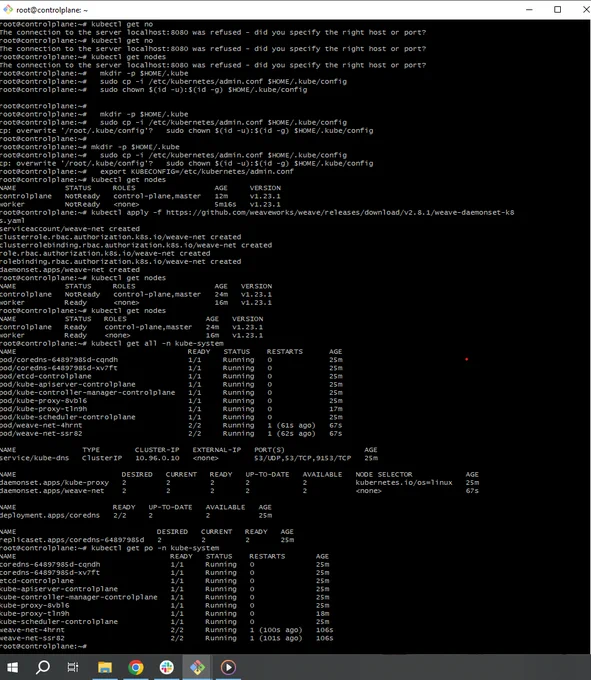 Control plane/Master node