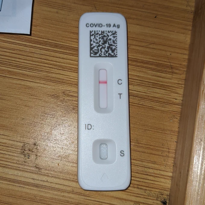 negative rapid COVID-19 Ag test