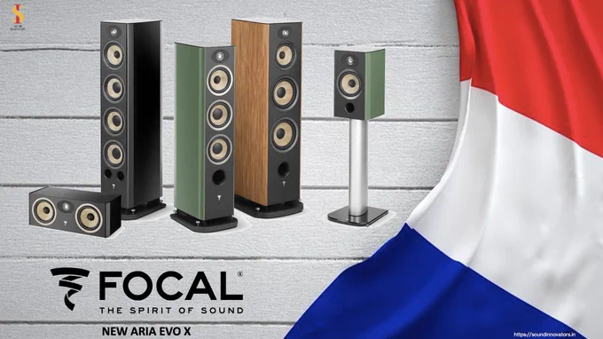 The Focal New ARIA EVO X Series offers a range of floor-standing (tower speakers), bookshelf speakers (stand-mount speakers), and a center speaker, providing a breathtaking surround sound experience in high-end home theaters, as well as delivering melodious audio quality in luxurious HiFi (high-fidelity) audio setups. These high-quality speakers are available in three finishes: Black High Gloss, Prime Walnut, and Moss Green High Gloss, adding even more attraction to your home decor. Additionally, these speakers are proudly made in France.