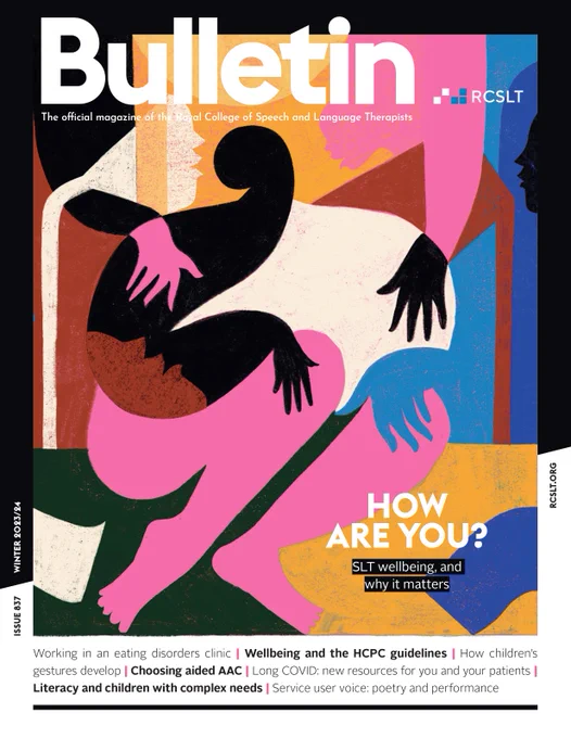 The front cover of the RCSLT's Spring 2024 Bulletin magazine. 