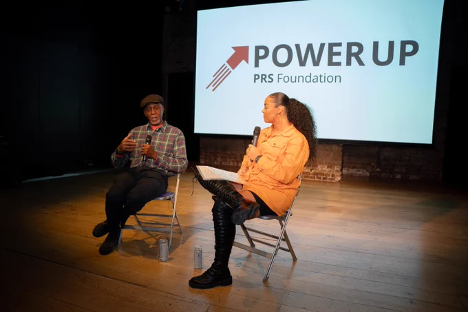 Closing the day we were ‘In Convo: Keith Harris MBE interview by @AleighciaSings 

More on Keith Harris’ legendary journey in the music industry to come #TimeToPowerUp