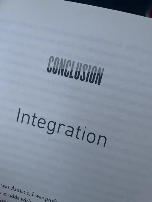 Conclusion: Integration (Unmasking Autism)