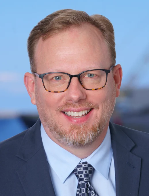 Official portrait of Ports of Indiana CEO Jody Peacock.