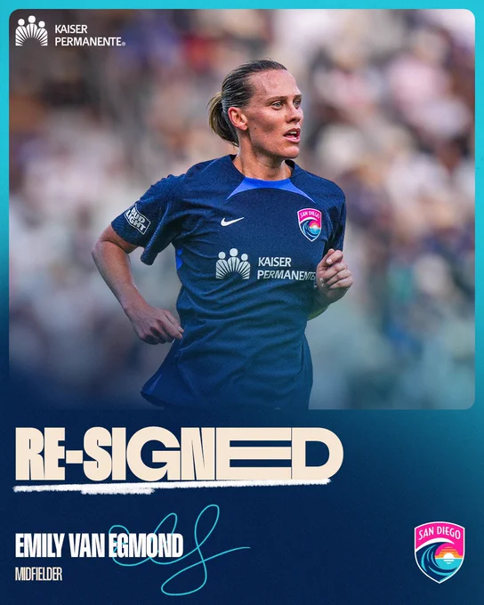 We’ve re-signed Emily Van Egmond through 2025.