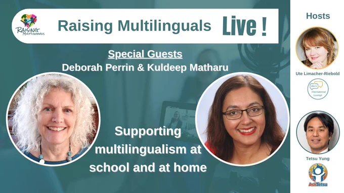 When our children attend school in an additional language, we want them to have the best support to quickly attain the required proficiency in the school language. Often times, the home languages shift into the background. Research shows that welcoming home languages at school, has a positive effect on the children's academic performance. 

What can teachers do to support children learn the school language as additional language and foster also the home language at school?
What are practices that allow teachers to efficiently teach the subjects whilst also allowing children to use their other languages?
What can parents expect from EAL teachers* and how long should children get their support?

Kuldeep Matharu and Deborah Perrin will share insights into the work of EAL teachers and teacher trainers, and the ways multilingualism can be embraced at school.