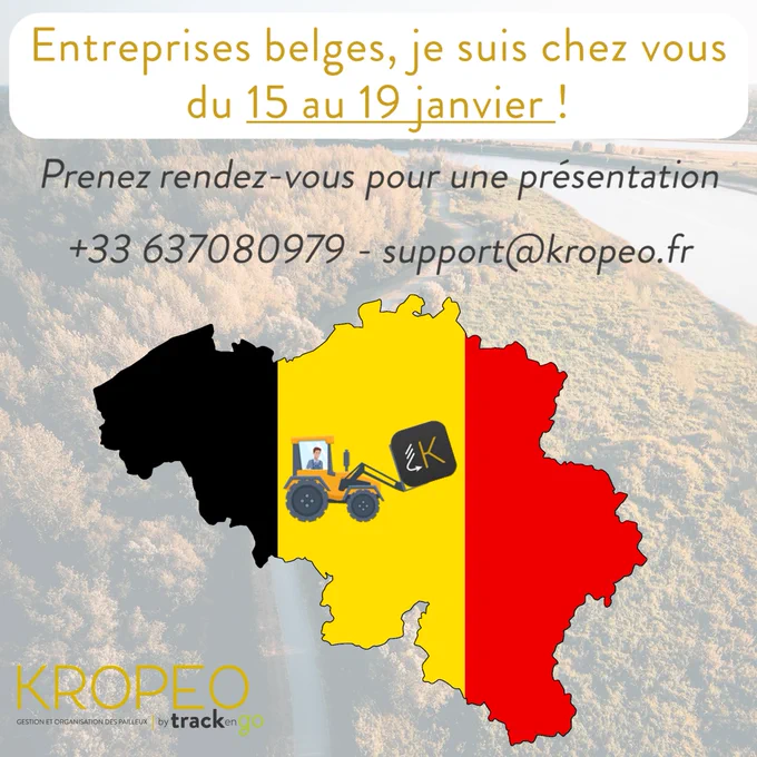 Kropeo en Belgique. Prenez rendez-vous si vous êtes intéressé !