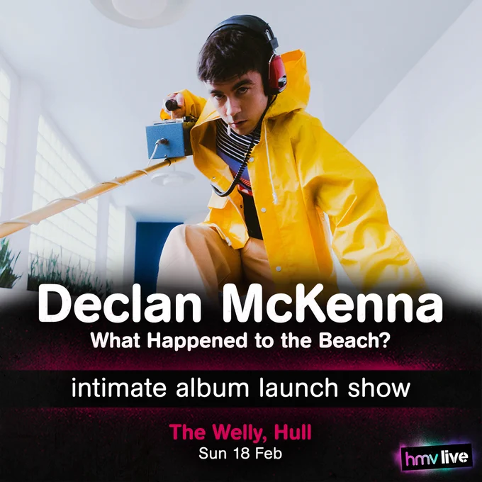 Declan McKenna - What Happened To The Beach? intimate acoustic album launch show at The Welly, Hull on Sunday 18th of February.