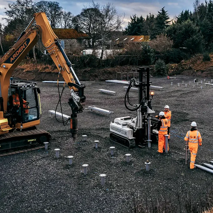 screw pile foundations | bess battery storage units