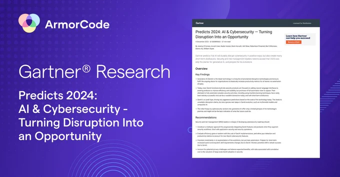 Download a complimentary copy of the latest Gartner Research - Predicts 2024: AI & Cybersecurity - Turning Disruption Into an Opportunity.