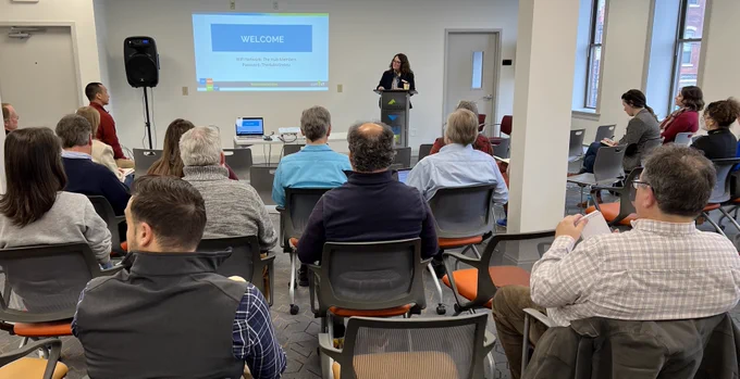 Tourism Commissioner Pelham speaks at GROW meeting