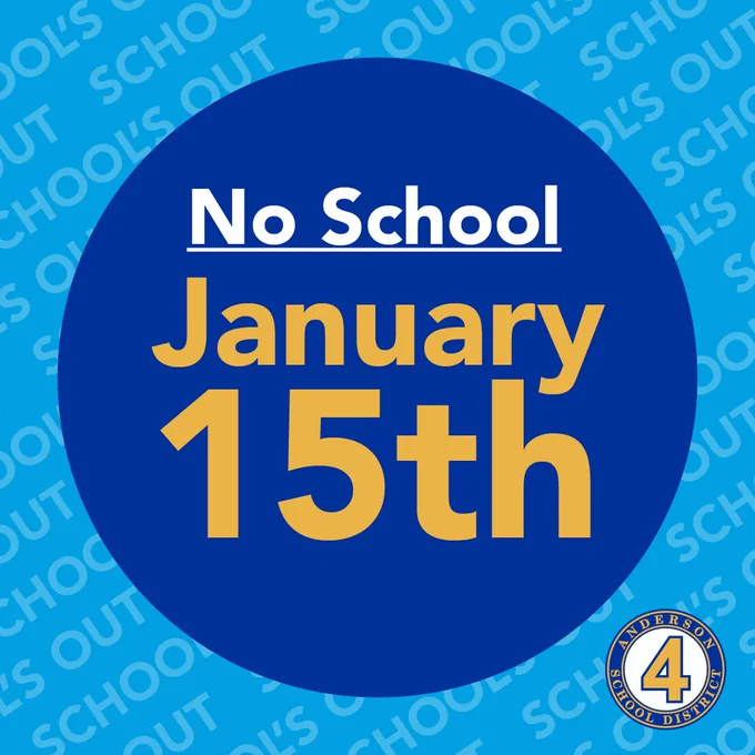 No school January 15