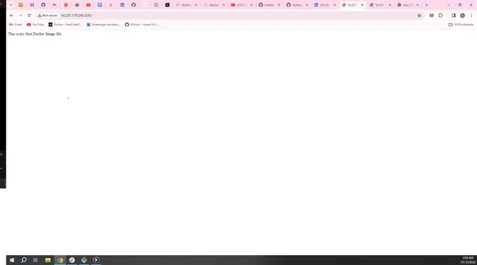 First Docker Image