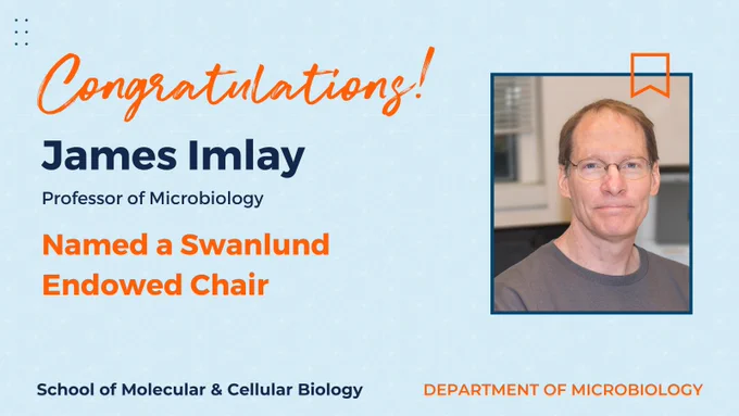 headshot of microbiology professor James Inlay