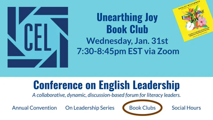 CEL Book Club Jan 31 Sign up