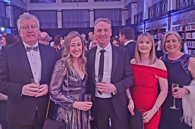 Daire Keogh, Yseult Freeney, Shay Walsh, Sinead Smyth & Blánaid White posing for a photo at the BT YSTE 