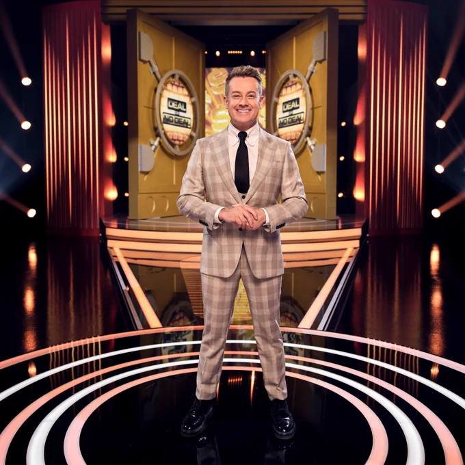 Deal Or No Deal host, Grant Denyer, on Channel 10. 