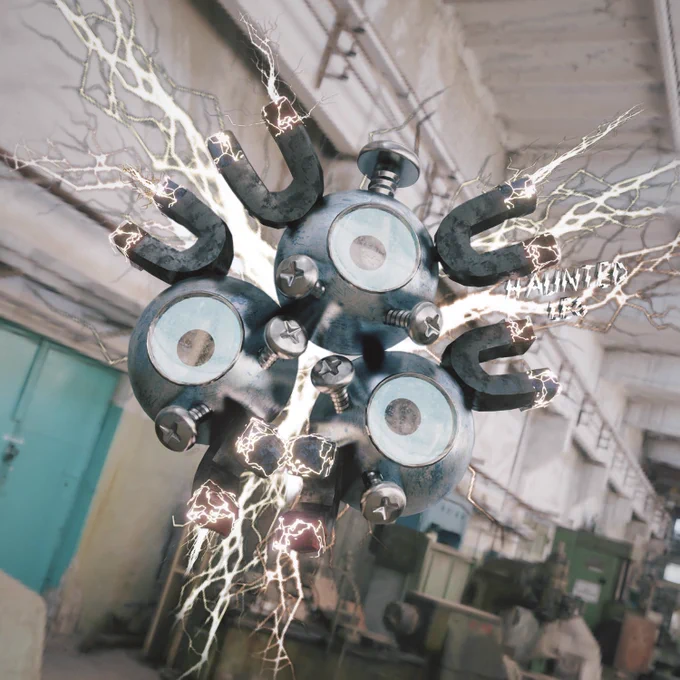 Electric magnet Pokémon Magneton is sparking up a storm